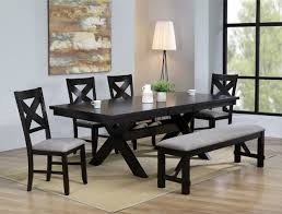 Drexel heritage game / dining table with slide out cup holders & four chairs. Havana Dining Set With Bench By Crown Mark