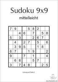 Egal, ob sie sudoku am liebsten online spielen oder als pdf ausdrucken möchten: Sudoku Vorlagen Mittel Zum Ausdrucken Raetseldino De