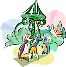 Handmade wildflower crowns, frolicking around a midsommarstång (maypole) and setting bonfires ablaze are traditionally part of the fun too. Swedish Midsummer Pole Midsommarstang Vector Image