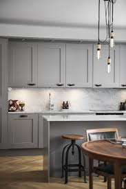 A Modern Greige Kitchen Granite Countertop Armoire De Cuisine Cuisine Verte Cuisine 2018