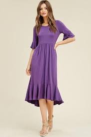 Modest Gabby Dress In Purple Modest Dresses Dresses Modest Dresses Casual