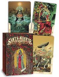 How to contact santa muerte. Santa Muerte Tarot Deck Book Of The Dead Listrani Fabio Amazon De Bucher