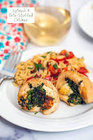 I have been making appetizers like this for an eternity and i decided that i wanted to add a little more protein to my favorites. Spinach And Brie Stuffed Chicken Recipe We Are Not Martha