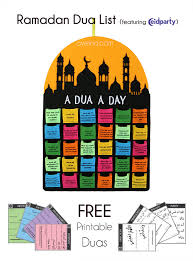Add your notes, official holidays before you print. List Of 30 Duas Free Printables For Ramadan Calendar Ayeina