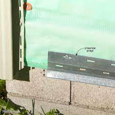 Prepping the wall for vinyl siding installation. 13 Simple Vinyl Siding Installation Tips Vinyl Siding Installation Vinyl Siding Installing Siding