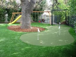 Canadian Groundskeeper Entering Canadian Turf Backyard Putting Green Green Backyard Backyard