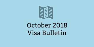 October 2018 Visa Bulletin Comes With Great News For Eb2