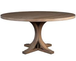 60 round dining table modern brown black umber natural iron finish solid oak. Gates Table Huston And Company