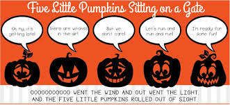 The fifth one said,get ready for some fun. 7. Halloween Treat Bag Printable Five Little Pumpkins Sitting On A Gate
