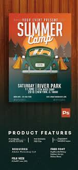 Summer Camp Flyer Print Templates Flyers Events Tags Activity Ads Advert Advertisement Boys And Girls C Holiday Poster Design Holiday Poster Summer Camp