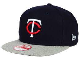 Minnesota Twins Mlb Team Melton 9fifty Snapback Cap Minnesota Twins Mlb Teams Snapback Cap