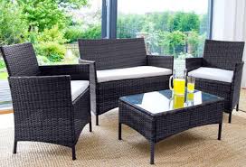 The uk's largest rattan garden furniture retailer. 4pc Rattan Garden Furniture Set Brown Luxury Leather Beds Beds Co Uk The Bed Outlet