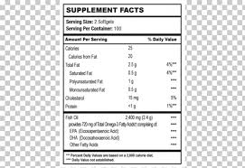 Fish Oil High Density Lipoprotein Acid Gras Omega 3