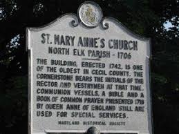 Historical Markers Marker Details Historical Marker Cecil County Book Of Common Prayer