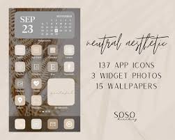 Be you pride month wallpaper. Neutral Tone Aesthetic 137 Iphone Ipad Ios 14 App Icons Etsy