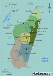 Les endroits à visiter à madagascar : Carte De Madagascar Plan Des 23 Lieux A Voir