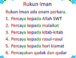 Dengan iman kita mempercayai adanya makhluk ghaib yang bernama malaikat yang menjalankan tugasnya menurut perintah allah. Rukun Islam 5 Perkara Rukun Islam Ada Lima 5 Perkara 1 Islam Yang Agung Facebook Dalam Agama Islam Terdapat Beberapa Aspek Yang Menjadi Fondasi Ibadah Yang Dinamakan Rukun Islam