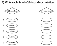 There are 3 basic methods to convert military time, or some may say 24 hour time to the 12 hour time format. Convert Between 12 Hour And 24 Hour Clocks Worksheets
