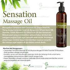 Sensation Massage Oil Minyak Pijat Minyak Pengawetan