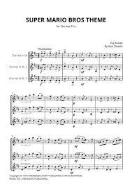But how would they fare when faced with one of video game music's most iconic themes: Super Mario Bros Theme For Clarinet Trio By Digital Sheet Music For Score Set Of Parts Download Print H0 579283 Sc001008678 Sheet Music Plus