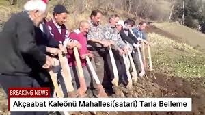 Trabzon Akcaabat Tarla Belleme Youtube