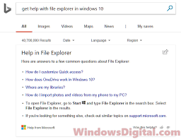 Like many of the finer things in life, file explorer has gotten better with age. Get Help With File Explorer In Windows 10 Bing Search Virus Solved