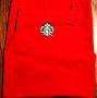 Red apron Starbucks from www.ebay.com