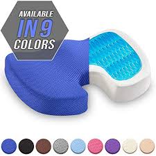 Memory foam + gel center provides superior support. Seat Cushion Orthopedic Gel Memory Foam Coccyx Cushion For Tailbone Pain Office Chair Car Seat Cushion Sciatica Back Pain Relief Royal Blue Buy Online In Aruba At Aruba Desertcart Com Productid