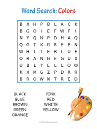 This is the first of 30 units in the stw sight word series. Colors Word Search