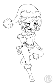 Dessin Lutin Noel Chibi Gratuit A Imprimer Par Yampuff Chibi Coloring Pages Coloring Pages People Coloring Pages