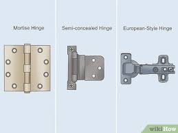 You can drill your own holes to fit your customizations. 3 Simple Ways To Measure Cabinet Hinges Wikihow