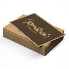 Dimension (l + w + h) all custom sizes & shapes. Kraft Business Cards Kojoprint