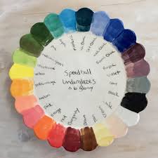 paint the rainbow with speedball underglazes glazes for