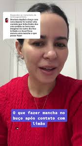 O que fazer para manchas no buço após limão?