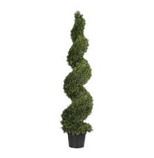 Artificial boxwood artificial tree spiral tree boxwood topiary topiaries topiary trees silk tree spiral shape cypress trees. Artificial Cedar Spiral Fake Spiralled Conifer Blooming Artificial