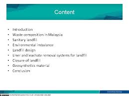 Classification based on sanitary landfill system level 0: For Updated Version Please Click On Http Ocw