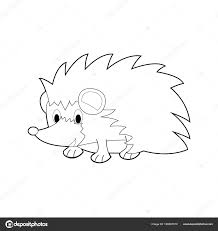 Facile Colorare Disegni Animali Bambini Piccoli Hedgehog