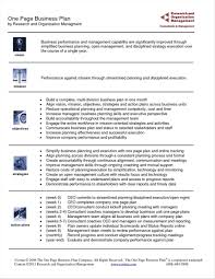 Business Plan Template For Startup Company One Page Business Plan Business Plan Template Pdf Business Plan Template Free