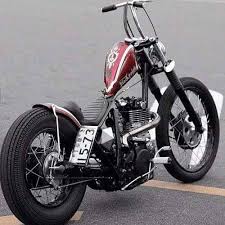Yamaha Sr500 Bratstyle Chopper Chopper Motorrad Sr500 Rat Bike