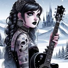 Anna (Goth) (Ai Generated) by JoshuaECW21985