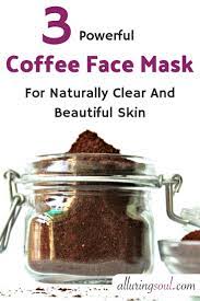 Inlife organic & natural aloe vera gel. 3 Coffee Face Mask For Naturally Clear Beautiful Skin