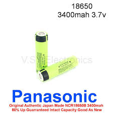 The panasonic b is the most famous out of all 18650 batteries. Original Refurbish Panasonic Japan Ncr18650b 3400mah 80 18650 Li Ion Rechargeable Cell Battery 1pc Shopee Philippines