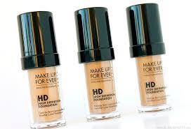 makeup forever ultra hd foundation kit