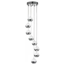 Huge selection of contemporary lighting at the best prices. Searchlight Iceball Modern 8 Light Multi Drop Ceiling Light In Chrome Finish 7358 8cc Lighting From The Home Lighting Centre Uk