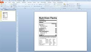 Fda has issued final changes to update the nutrition facts label for packaged foods. Blank Nutrition Label Template Word How To Make A Nutrition Facts Label For Free For Your Food Label Template Nutrition Facts Label Printable Label Templates