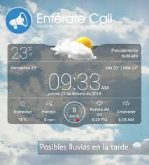 Previsión del tiempo para hoy, mañana y los próximos días. Enterate Cali El Clima Para Hoy Jueves Manana ÙÙŠØ³Ø¨ÙˆÙƒ