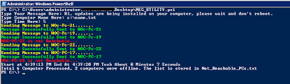 Chat with your friends using command prompt. Powershell Script To Send Message To Network Computer S Techcognizance