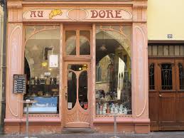 Au Croissant Dore 1904 28 Rue Des Marchands Colmar 68 Art Nouveau Architecture Art Nouveau Architecture