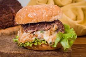 Hamburger meat recipes ground beef burger recipe swati food. Giant Burger An Easy Ground Beef Dinner Recipe
