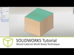 Solidworks Tutorial Wood Cabinet Multi Body Technique Youtube In 2020 Solidworks Tutorial Solidworks Wood Cabinets
